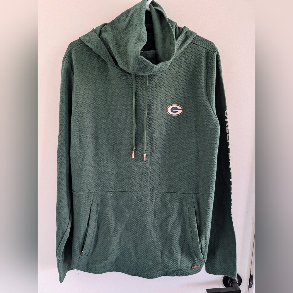 MSX by Michael Strahan Green Bay Packers Hoodie | Dark Green | Women's Size L